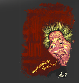 Größere Abbildung Mischtechnik-Bild "Arnold wird 40"