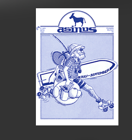 Größere Abbildung Titelbild "asinus" mit einem unternehmungshungrigen Urlaubs-Studenten