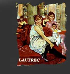 Größere Abbildung Wachskreide-Zeichnung "Gobi de Toulouse-Lautrec"